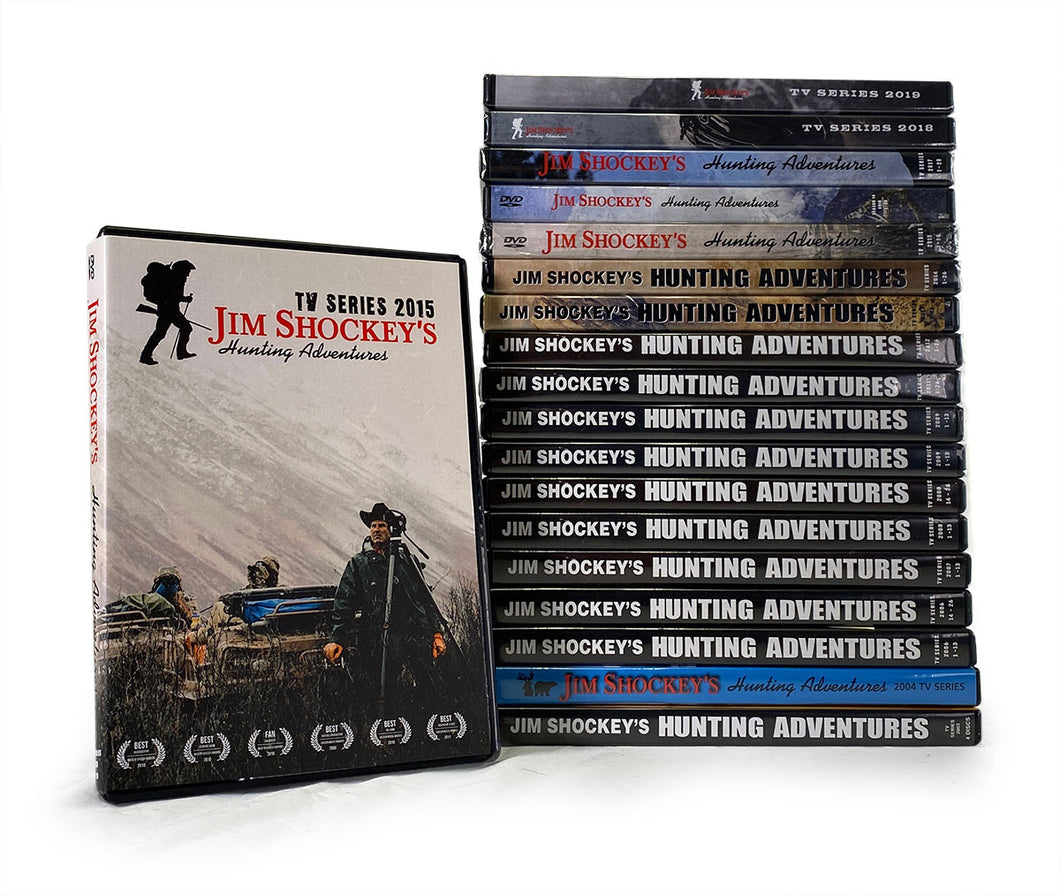 Jim Shockey's Hunting Adventures - 13 DVD Box Set **OVER 78 HOURS OF CONTENT**
